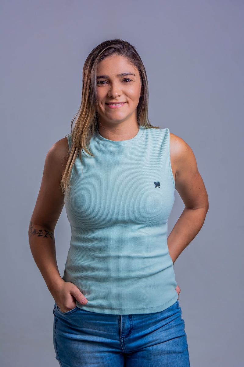 Blusa Canelada Feminina